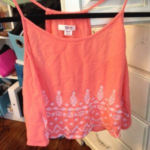 Bright Coral Top